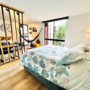  Apartamento Comfy Loft In La Candelaria Colombia